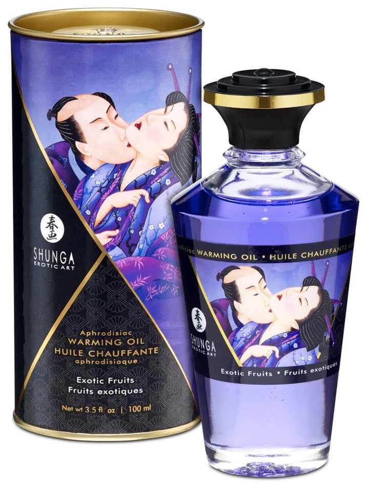 Olejek rozgrzewający Shunga Exotic Fruits 100 ml - zdjęcie główne