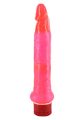 Wibrator analny żelowy Seven Creations 20 cm różowy