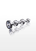 Koraliki analne Diamond Star Beads ToyJoy srebrne