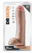 Dildo realistyczne Dr. Skin Mr. Savage Blush 29,2 cm beżowe