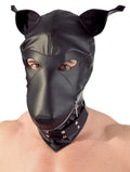 Maska psa BDSM z imitacji skóry fetish Collection