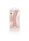Dildo realistyczne zakrzywione z przyssawką RealRock 20,5 cm