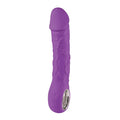 Wibrator realistyczny Fantasy fioletowy 10 trybów grzany USB 22 cm