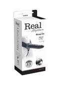 Proteza penisa strap-on Real Rapture 20,5 cm czarna