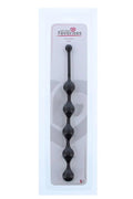 Sznur pięciu ważonych kulek analnych Dream Toys 28,1 cm czarny