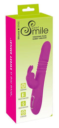 Wibrator króliczek posuwisty Thrusting Pearl Sweet Smile 10 trybów USB