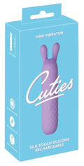 Wibrator króliczek Cuties 10 trybów USB fioletowy 10,8 cm