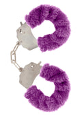 Kajdanki z futerkiem Furry Fun Cuffs ToyJoy fioletowe