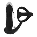 Masażer prostaty posuwisty z pierścieniem Levelz 14,6 cm czarny USB