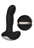 Masażer prostaty z pulsacją 7 trybów podgrzewany USB pilot 13,5 cm czarny