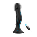Dildo realistyczne Optimus Black 9 trybów pilot 18,5 cm