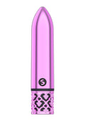 Wibrator bullet Glamour Royal Gems 10 trybów USB różowy