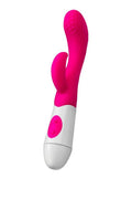 Wibrator króliczek Nessy A-Toys silikonowy 20 cm różowy