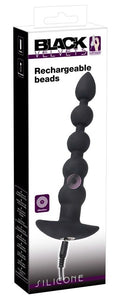 Łańcuch kulkowy analny Black Velvets 7 trybów USB 21 cm