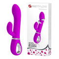 Wibrator punktu G Ternence Pretty Love 12 trybów 4 rotacji USB fioletowy 19,6 cm