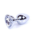Korek analny biżuteryjny MyLove Toys srebrny 7 cm