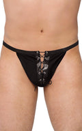 Stringi męskie SoftLine Collection czarny S/L