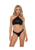 Komplet bielizny erotycznej Me Origine Obsessive czarny S/M