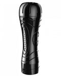 Masturbator wibrujący Quickies naścienny 7 trybów 25 cm czarny