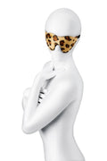 Maska BDSM Anonymo by TOYFA skóra PU 26,5 cm czarna