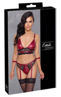 Komplet bielizny bondage Cottelli BONDAGE czerwony L