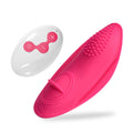 Wibrator strap-on Lyla z pilotem 9,7 cm czerwony