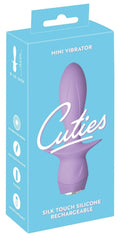 Wibrator mini Cuties 10 trybów USB fioletowy 13,6 cm