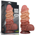 Dildo dwuwarstwowe Lovetoy silikon platynowy 24 cm