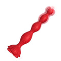 Plug analny wibrujący B-Series Joy czerwony 10,2 cm 9 trybów USB