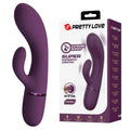 Wibrator króliczek Marski Pretty Love 18 cm fioletowy