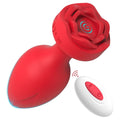 Plug analny wibrujący Rose z pilotem 10 trybów USB 10,3 cm