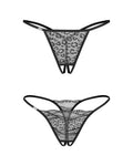 Stringi otwarte Bianca 2-pak Obsessive