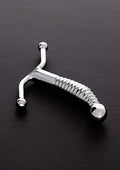 Stymulator prostaty żebrowany stalowy 12,2 cm