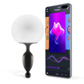 Plug analny wibrujący sterowany aplikacją Magic Motion z ogonem z futra