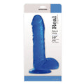Dildo jelly Real Rapture niebieskie 25,5 cm