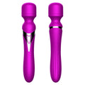 Stymulator dualny silikonowy 7+7 trybów USB fioletowy