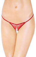 Stringi G-String czerwone S/L