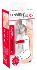 Pierścień wibracyjny z dildo Realistixxx 18 cm