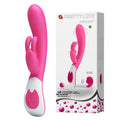 Wibrator króliczek Vincent Pretty Love 12 trybów głosowy USB 21,5 cm