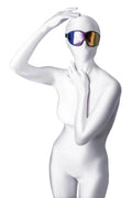 Maska BDSM Anonymo PVC z nadrukiem 27,5 cm