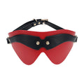 Opaska na oczy Milan Collection Ouch! czarno-czerwona