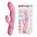 Wibrator króliczek Zach Pretty Love 10 trybów USB różowy