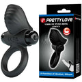 Pierścień wibracyjny Adrien Pretty Love 10 trybów 9 cm