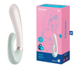 Wibrator punktu G Satisfyer Heat Wave podgrzewany aplikacja 20 cm miętowy