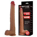 Dildo realistyczne Pretty Love Torin-PLUS silikonowe 37,5 cm