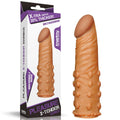 Nakładka na penisa Lovetoy Pleasure X Tender 18 cm brązowa