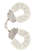 Kajdanki Furry Fun Cuffs ToyJoy białe