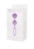 Kulki waginalne silikonowe Toyz4lovers fioletowe 17 cm
