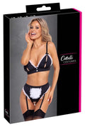 Komplet bielizny erotycznej w stylu pokojówki Cottelli COSTUMES