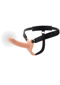 Wibrujący strap-on z pustym dildo Hidden Desire 16 cm